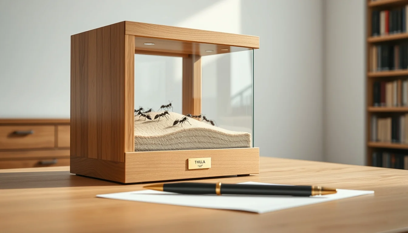Thulla premium living habitat on oak desk