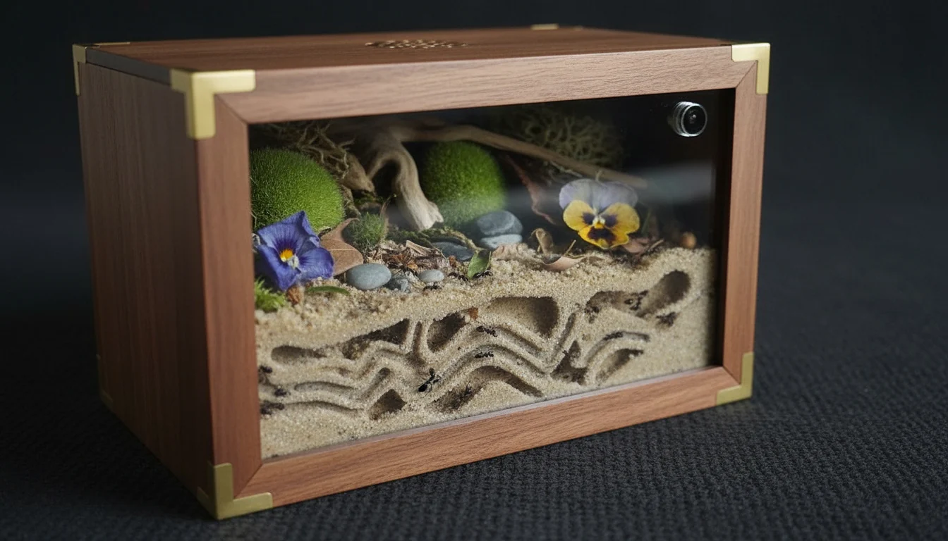 Balanced micro ecosystem inside Thulla with ants and compatible auxiliary insects